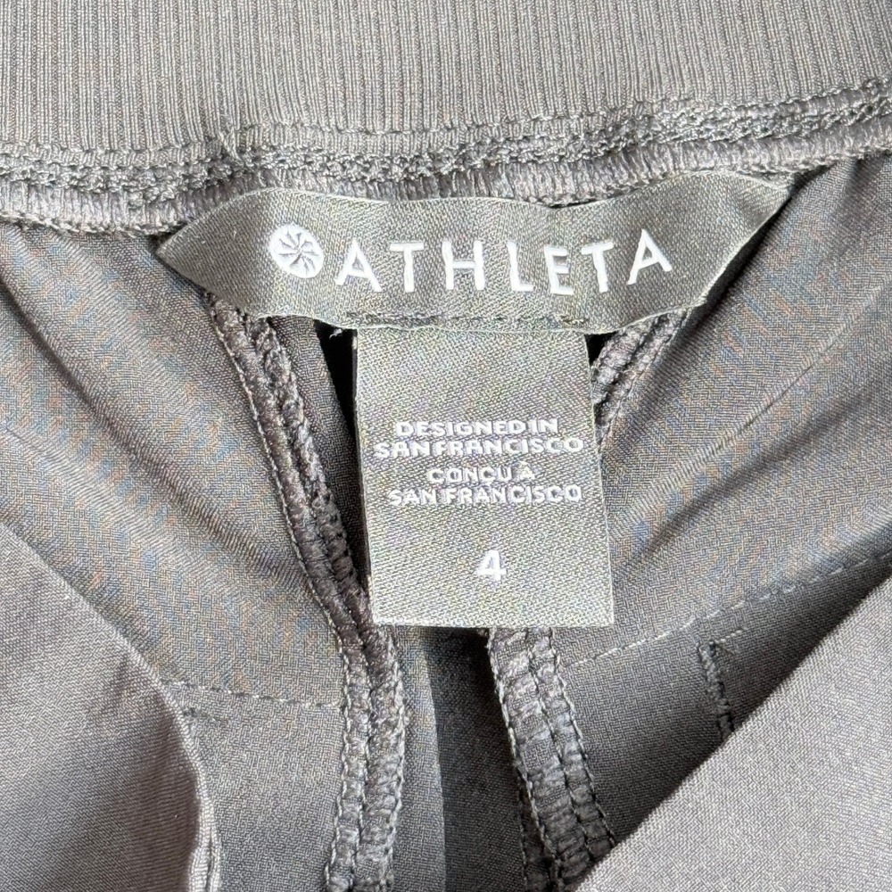 Athleta Brooklyn 4" Shorts Womens 4 Black Stretch Active Hiking Workout Active - Picture 6 of 9